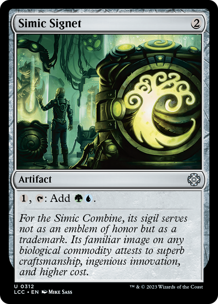 Simic Signet [The Lost Caverns of Ixalan Commander] | Anubis Games and Hobby