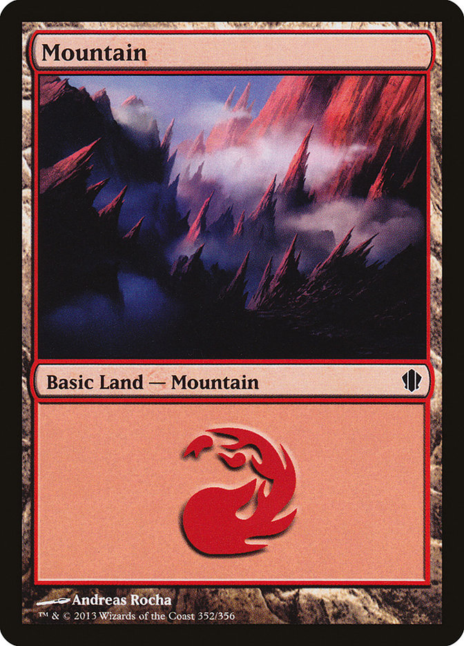 Mountain (352) [Commander 2013] | Anubis Games and Hobby