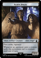 Alien Angel // Cyberman Double-Sided Token [Doctor Who Tokens] | Anubis Games and Hobby