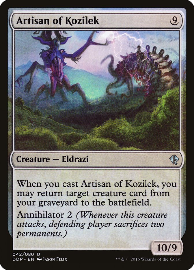 Artisan of Kozilek [Duel Decks: Zendikar vs. Eldrazi] | Anubis Games and Hobby