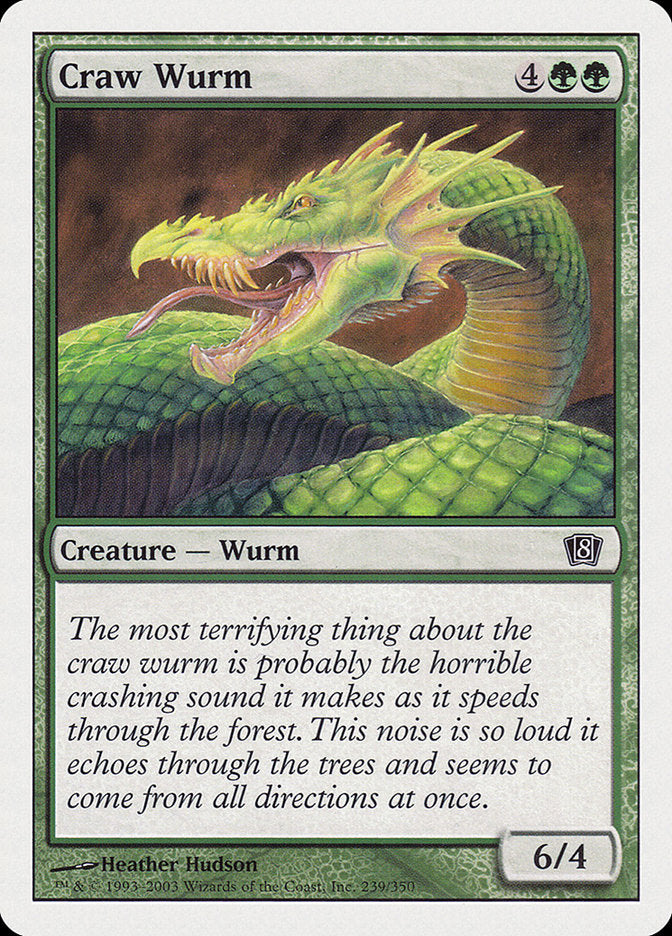 Craw Wurm [Eighth Edition] | Anubis Games and Hobby