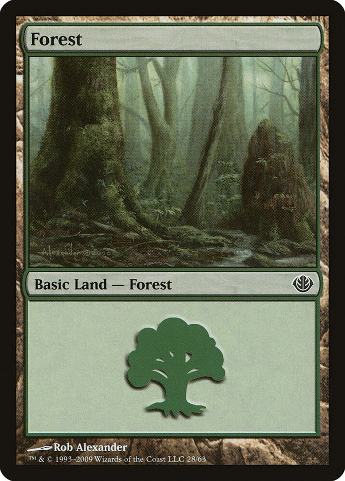 Forest (28) [Duel Decks: Garruk vs. Liliana] | Anubis Games and Hobby