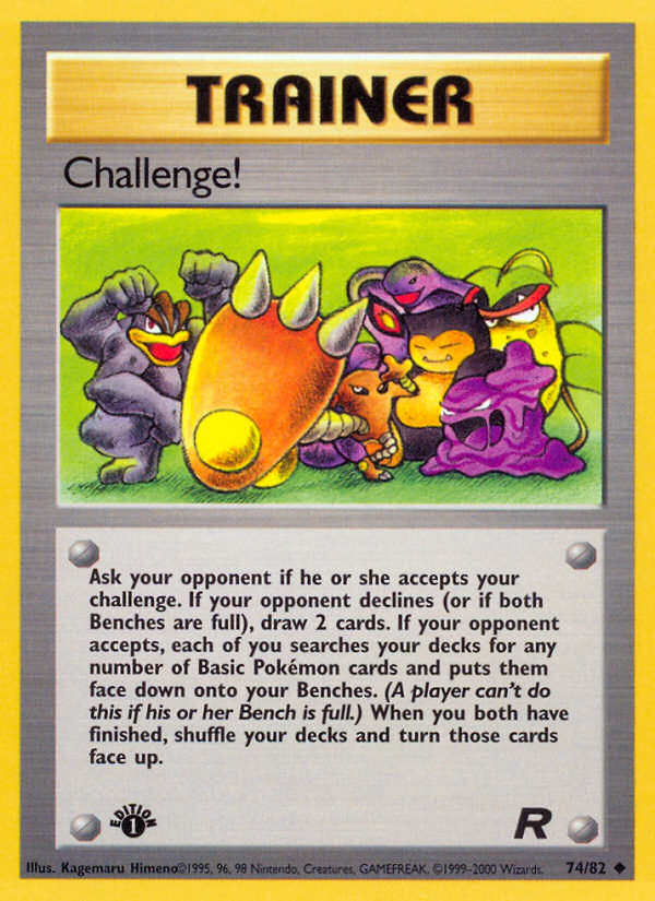 Challenge! (74/82) [Team Rocket 1st Edition] | Anubis Games and Hobby