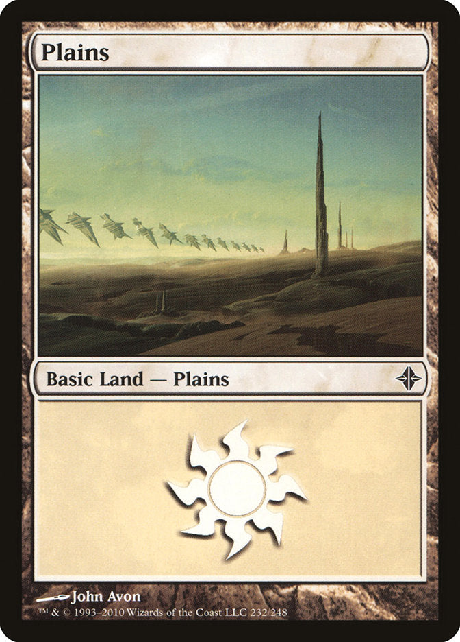 Plains (232) [Rise of the Eldrazi] | Anubis Games and Hobby