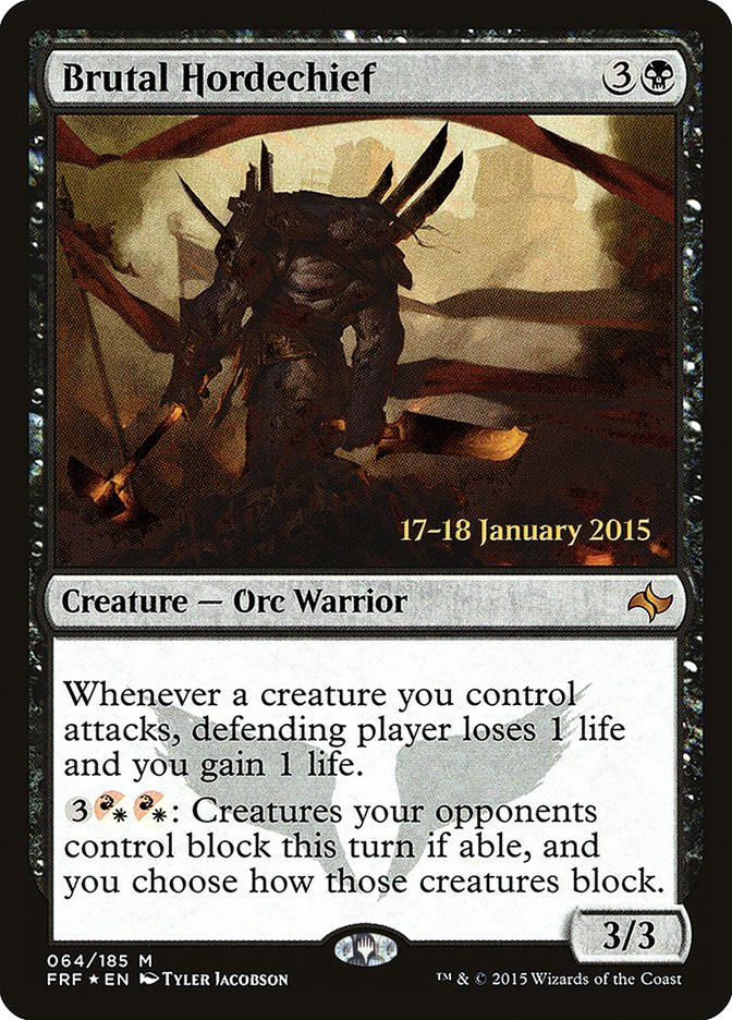 Brutal Hordechief [Fate Reforged Prerelease Promos] | Anubis Games and Hobby