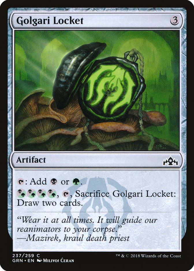 Golgari Locket [Guilds of Ravnica] | Anubis Games and Hobby