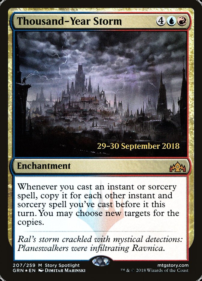 Thousand-Year Storm [Guilds of Ravnica Prerelease Promos] | Anubis Games and Hobby