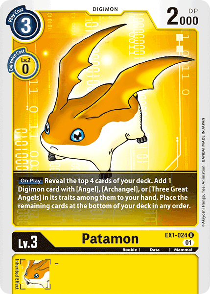 Patamon [EX1-024] [Classic Collection] | Anubis Games and Hobby