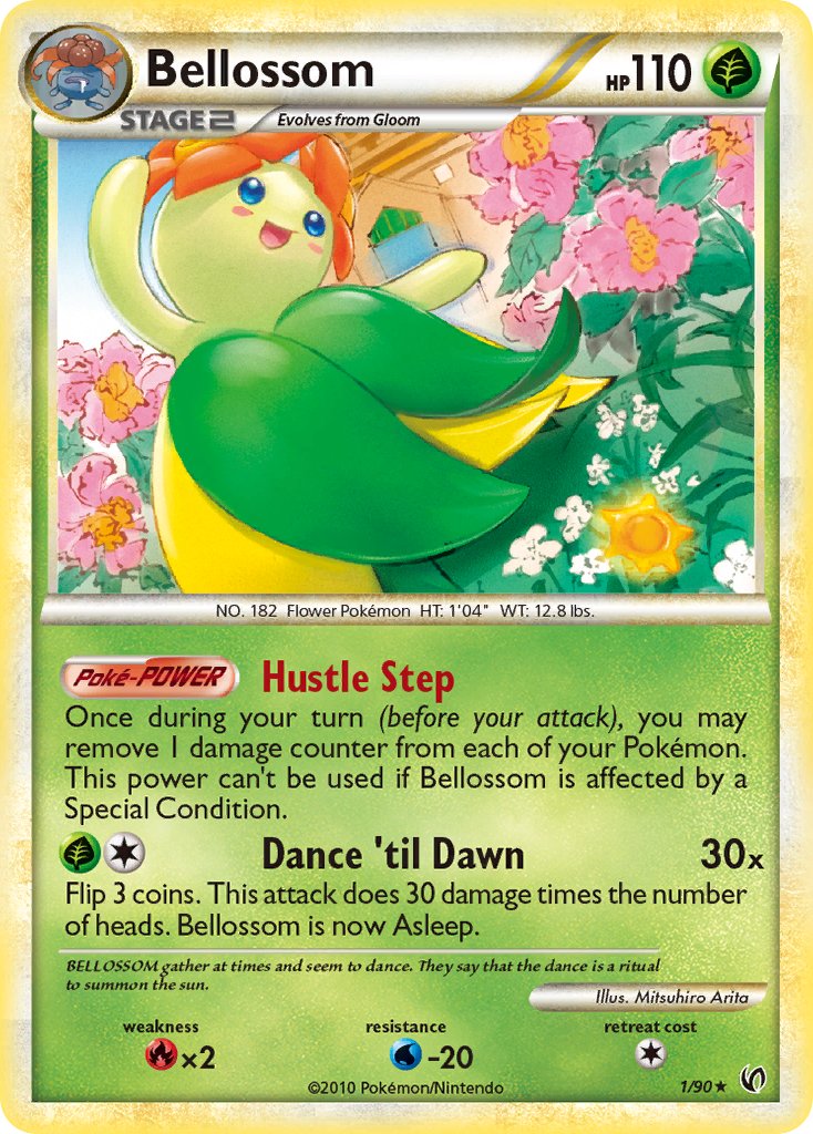 Bellossom (1/90) (Theme Deck Exclusive) [HeartGold & SoulSilver: Undaunted] | Anubis Games and Hobby