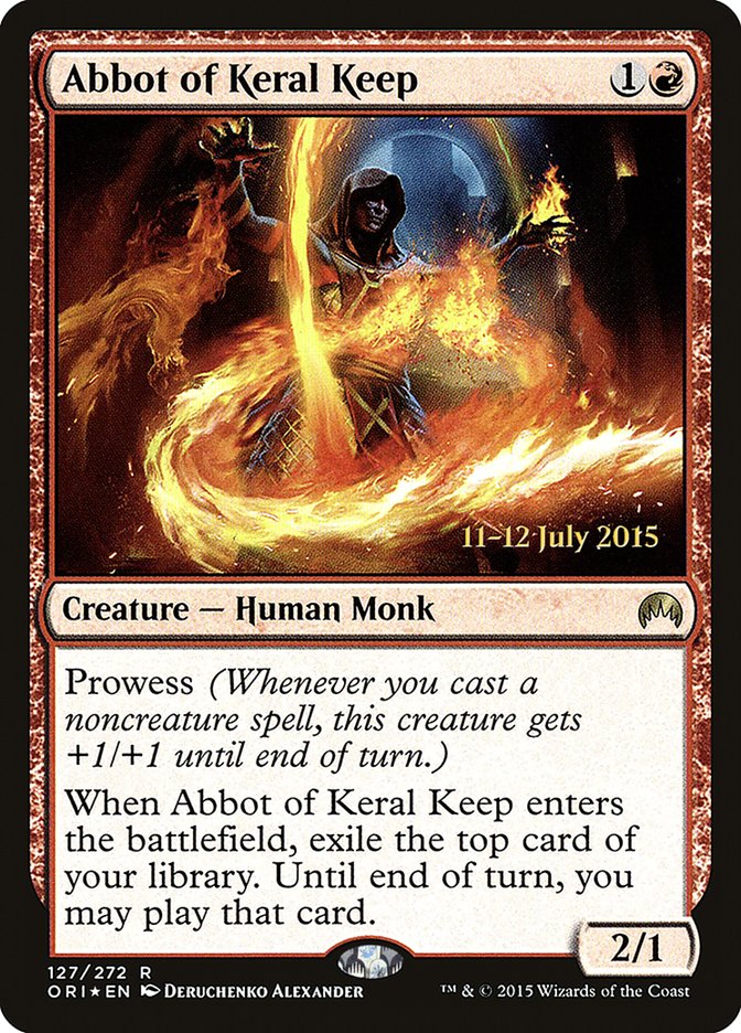 Abbot of Keral Keep [Magic Origins Prerelease Promos] | Anubis Games and Hobby