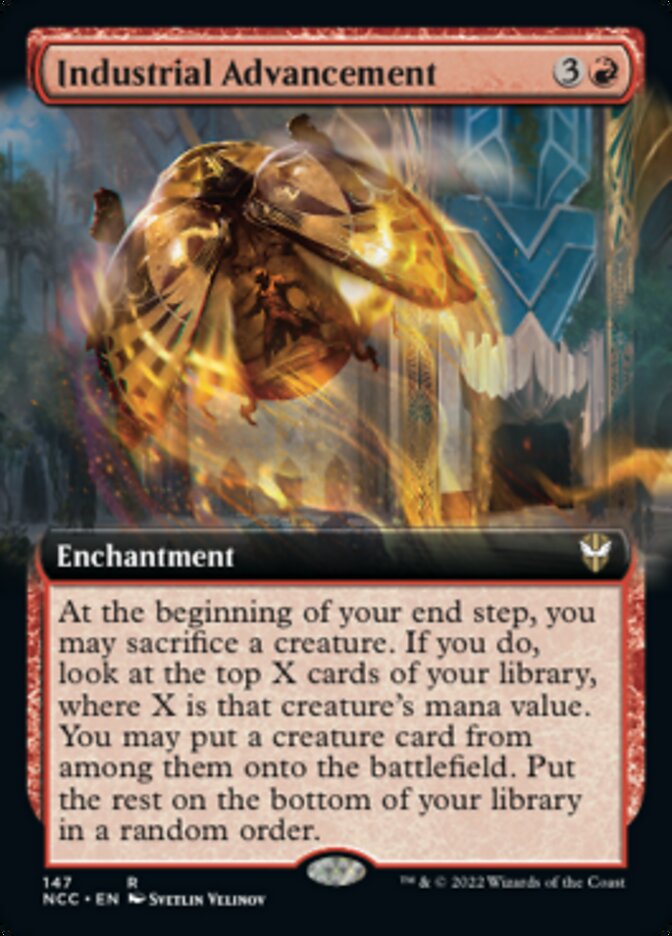 Industrial Advancement (Extended Art) [Streets of New Capenna Commander] | Anubis Games and Hobby