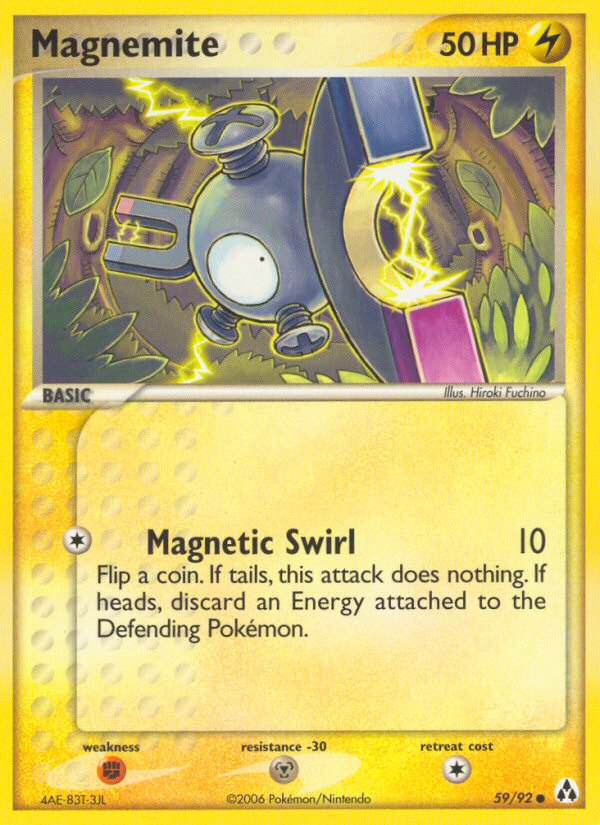 Magnemite (59/92) [EX: Legend Maker] | Anubis Games and Hobby
