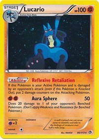 Lucario (80/113) (Cosmos Holo) [Black & White: Legendary Treasures] | Anubis Games and Hobby