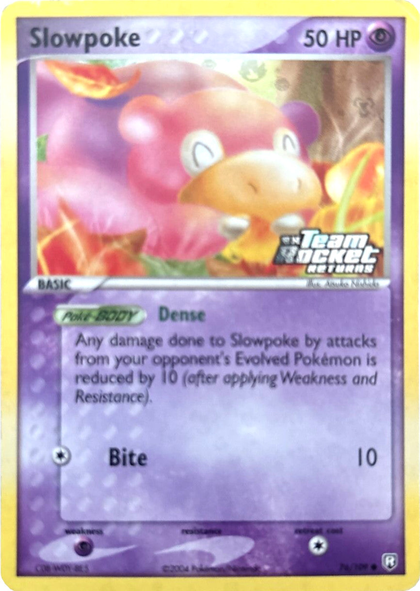 Slowpoke (76/109) (Stamped) [EX: Team Rocket Returns] | Anubis Games and Hobby