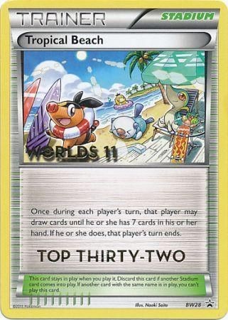 Tropical Beach (BW28) (Top 32) [Black & White: Black Star Promos] | Anubis Games and Hobby