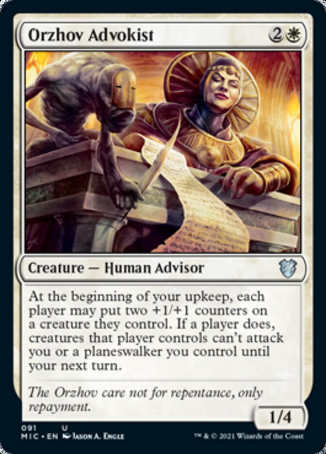 Orzhov Advokist [Innistrad: Midnight Hunt Commander] | Anubis Games and Hobby