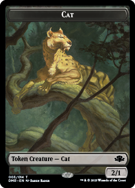 Cat Token (003) [Dominaria Remastered Tokens] | Anubis Games and Hobby