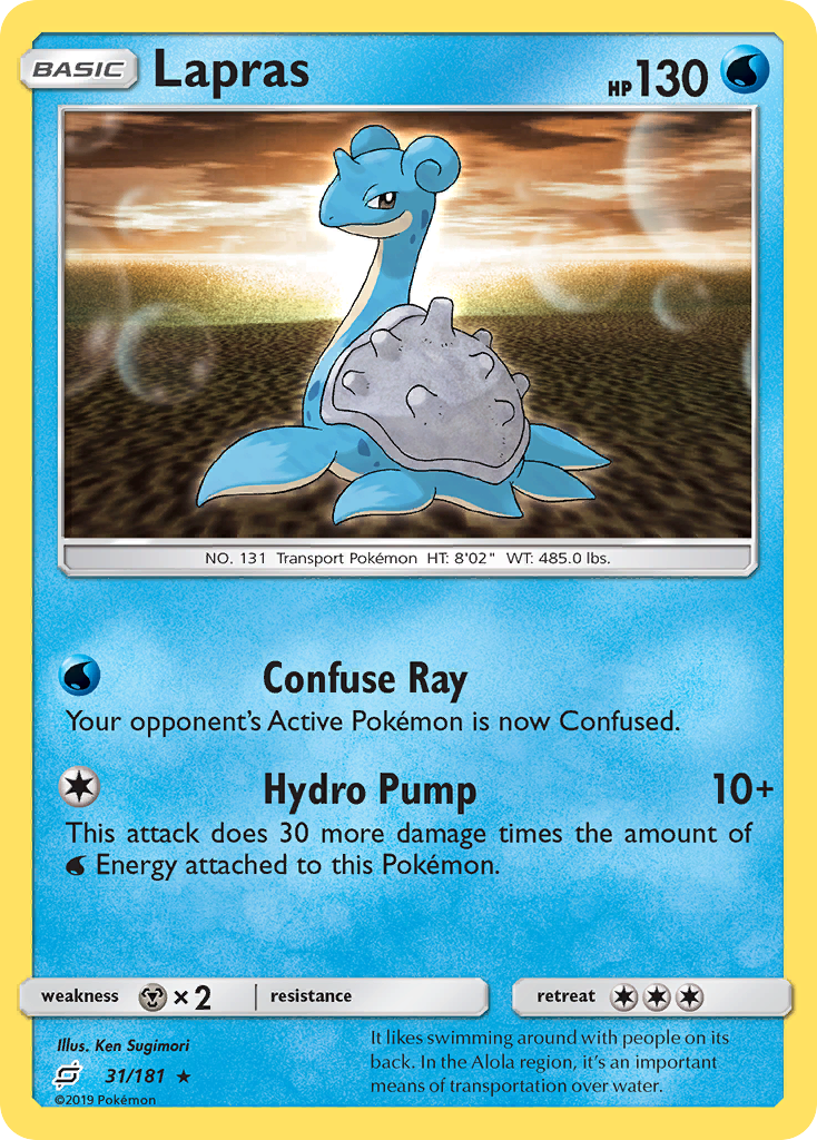 Lapras (31/181) [Sun & Moon: Team Up] | Anubis Games and Hobby