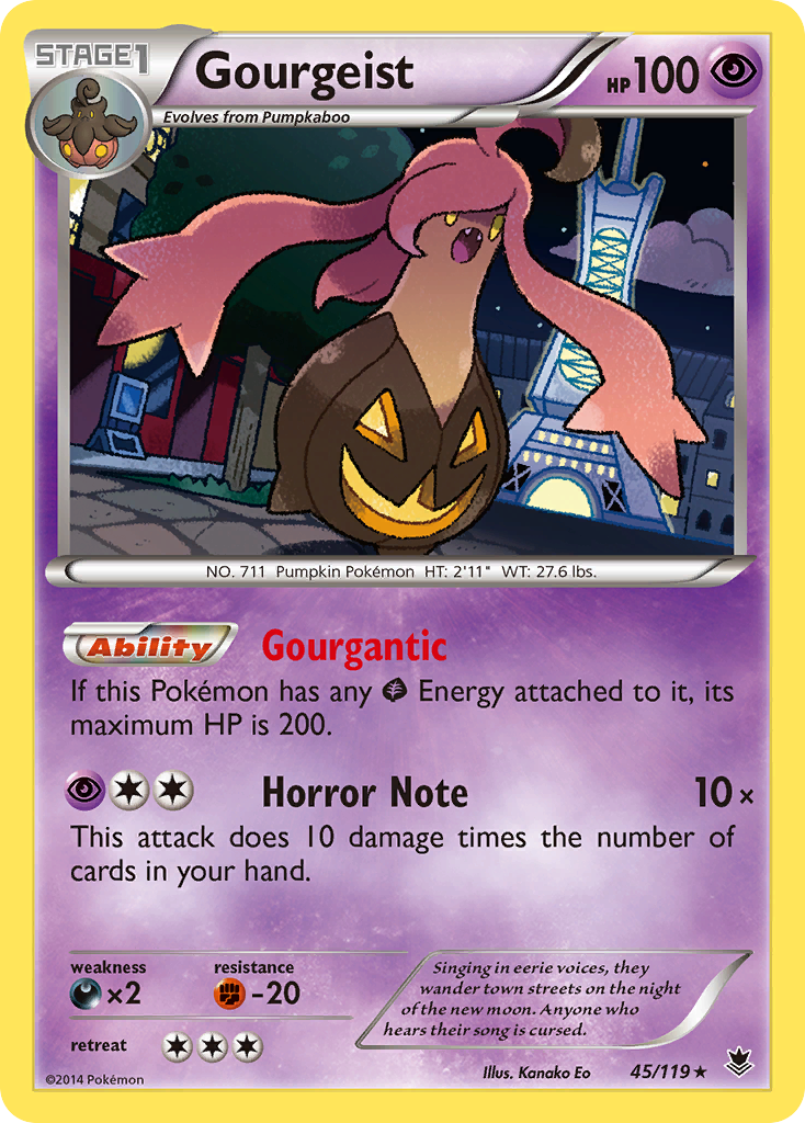 Gourgeist (45/119) [XY: Phantom Forces] | Anubis Games and Hobby