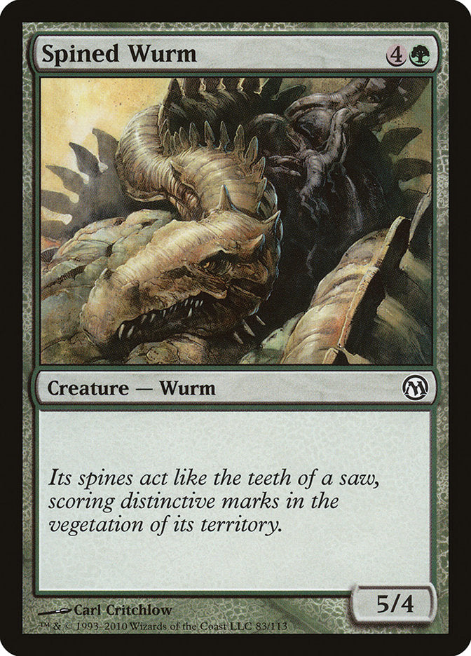 Spined Wurm [Duels of the Planeswalkers] | Anubis Games and Hobby