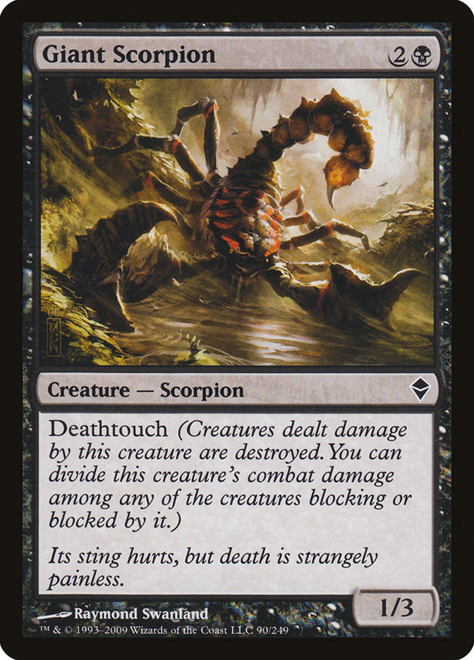 Giant Scorpion [Zendikar] | Anubis Games and Hobby