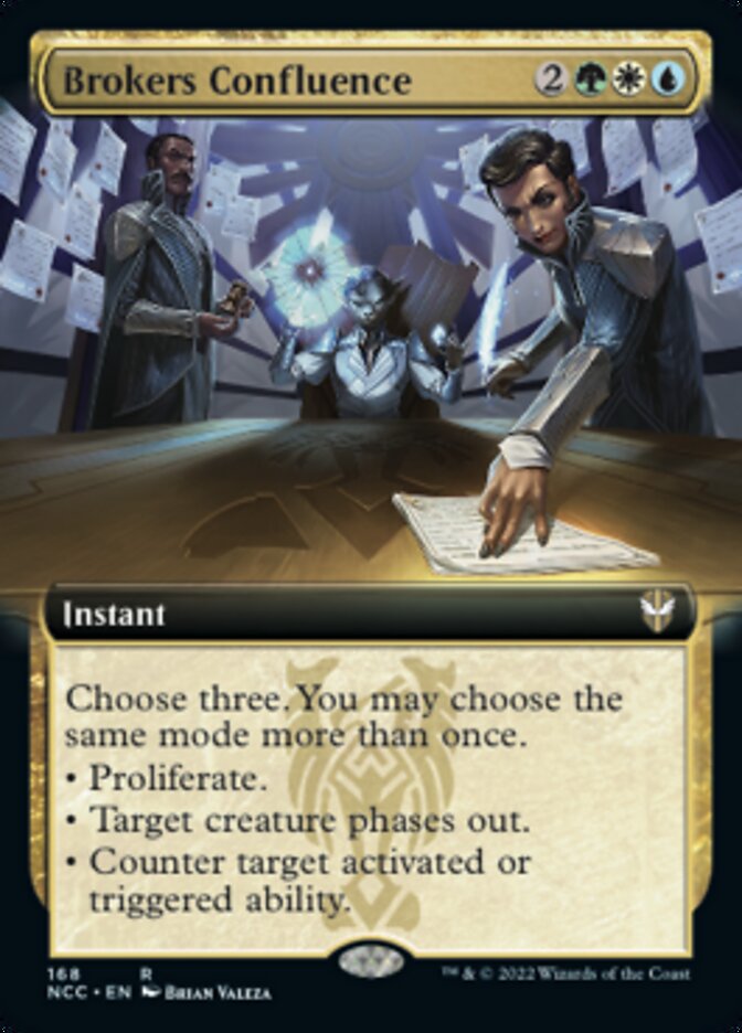 Brokers Confluence (Extended Art) [Streets of New Capenna Commander] | Anubis Games and Hobby
