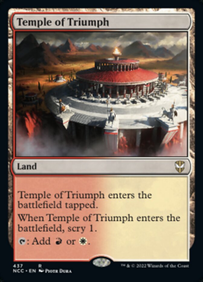 Temple of Triumph [Streets of New Capenna Commander] | Anubis Games and Hobby