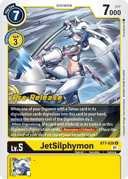 JetSilphymon [BT7-038] [Next Adventure Pre-Release Cards] | Anubis Games and Hobby