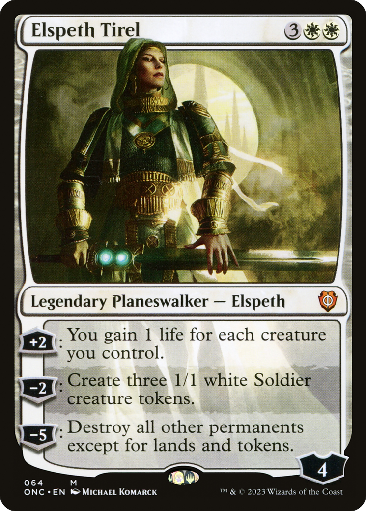 Elspeth Tirel [Phyrexia: All Will Be One Commander] | Anubis Games and Hobby