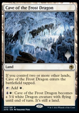 Cave of the Frost Dragon (Promo Pack) [Dungeons & Dragons: Adventures in the Forgotten Realms Promos] | Anubis Games and Hobby