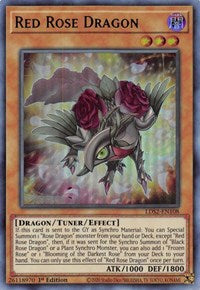 Red Rose Dragon (Green) [LDS2-EN108] Ultra Rare | Anubis Games and Hobby