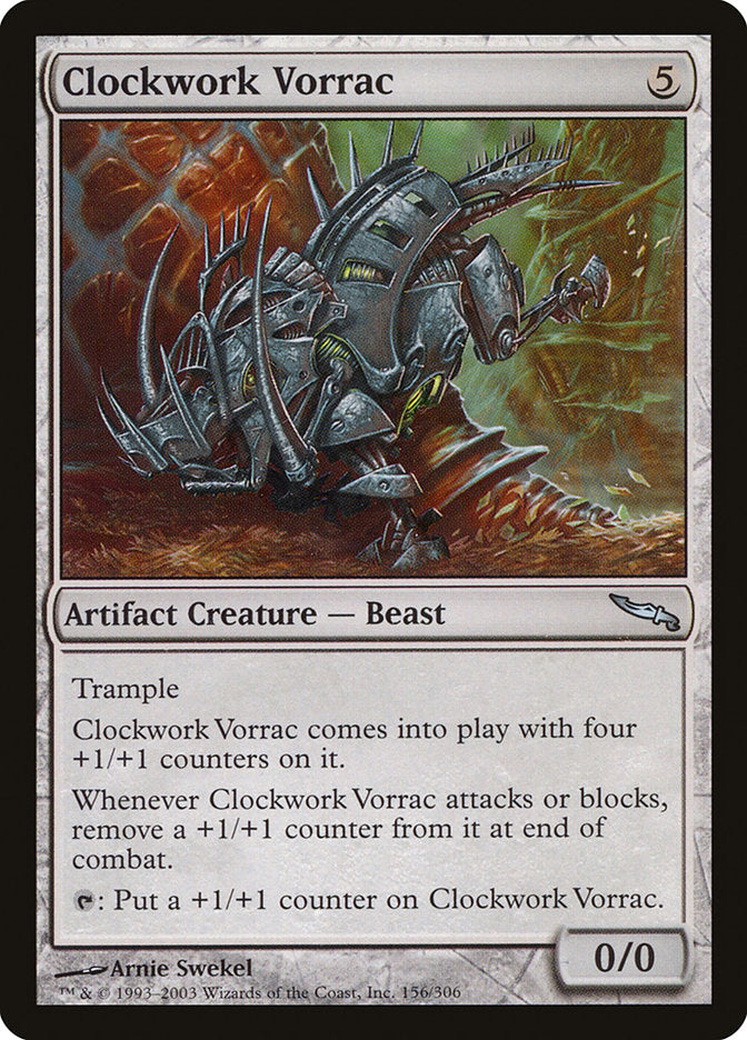 Clockwork Vorrac [Mirrodin] | Anubis Games and Hobby