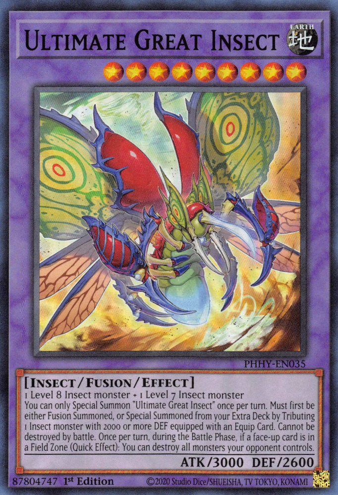 Ultimate Great Insect [PHHY-EN035] Super Rare | Anubis Games and Hobby