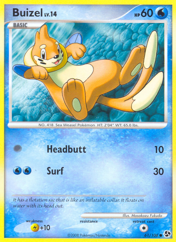 Buizel (61/106) [Diamond & Pearl: Great Encounters] | Anubis Games and Hobby