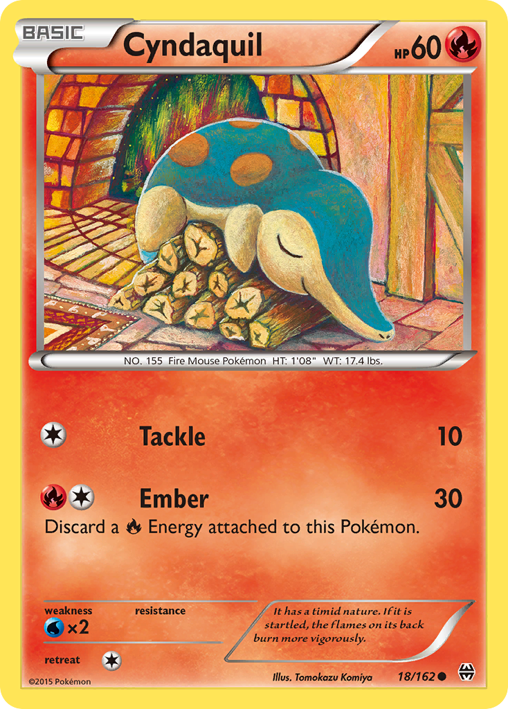 Cyndaquil (18/162) [XY: BREAKthrough] | Anubis Games and Hobby
