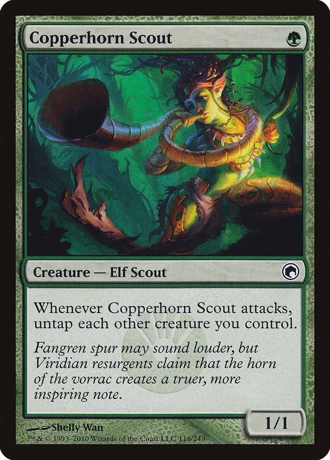 Copperhorn Scout [Scars of Mirrodin] | Anubis Games and Hobby