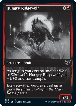 Hungry Ridgewolf [Innistrad: Double Feature] | Anubis Games and Hobby