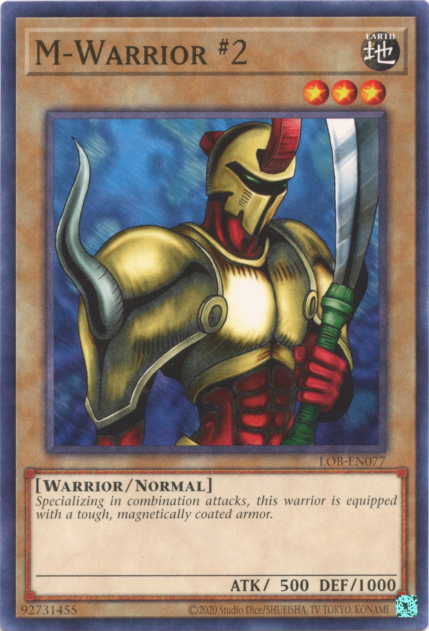 M-Warrior #2 (25th Anniversary) [LOB-EN077] Common | Anubis Games and Hobby