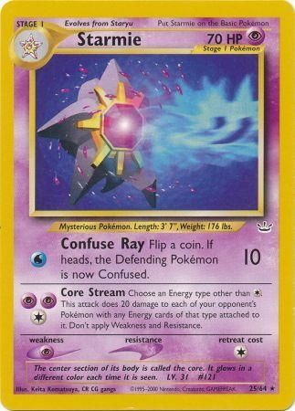 Starmie (25/64) [Neo Revelation Unlimited] | Anubis Games and Hobby