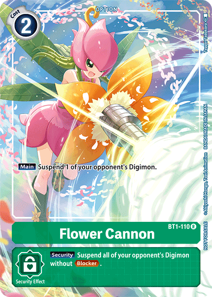 Flower Cannon [BT1-110] (Tamer's Evolution Box) [Release Special Booster Ver.1.0 Promos] | Anubis Games and Hobby