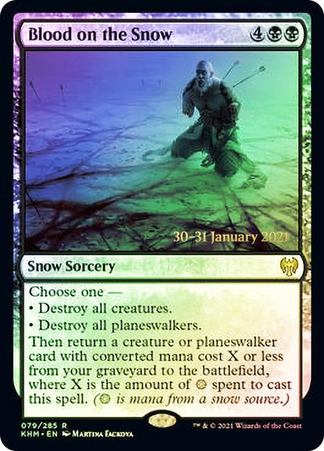 Blood on the Snow [Kaldheim Prerelease Promos] | Anubis Games and Hobby