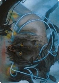 Bind the Monster Art Card [Kaldheim Art Series] | Anubis Games and Hobby