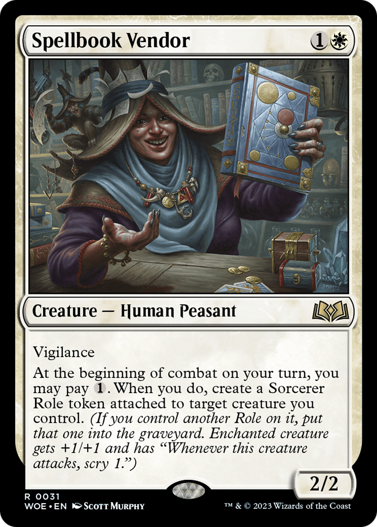 Spellbook Vendor [Wilds of Eldraine] | Anubis Games and Hobby