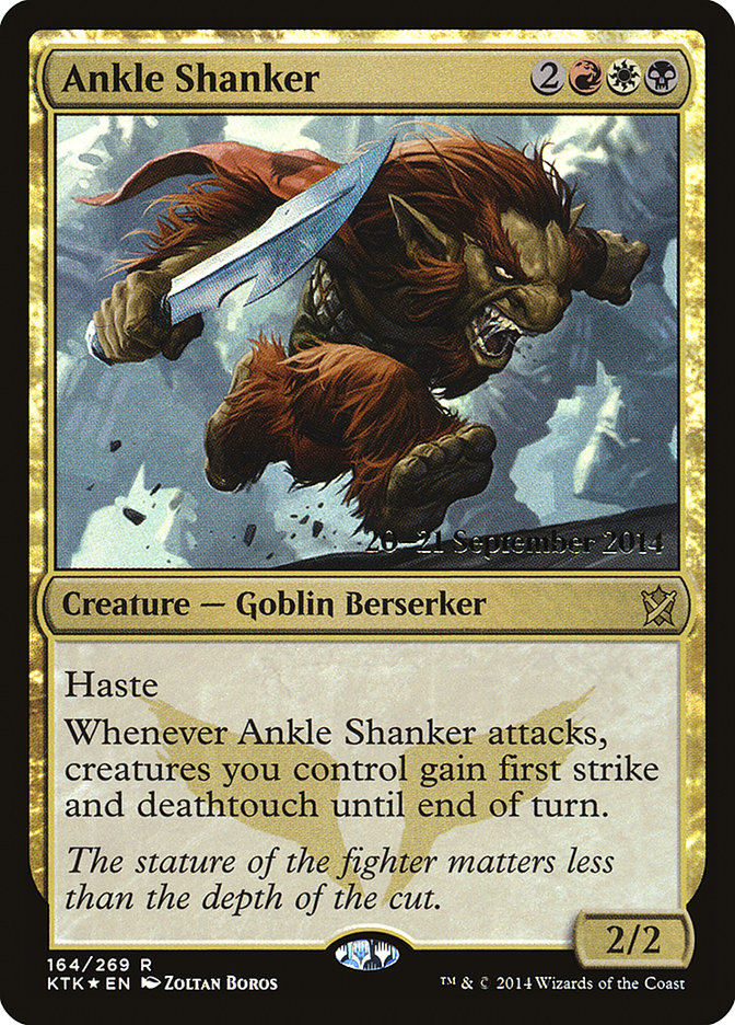 Ankle Shanker [Khans of Tarkir Prerelease Promos] | Anubis Games and Hobby
