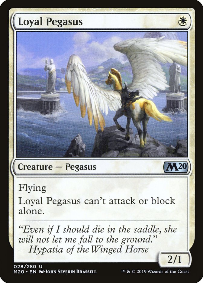 Loyal Pegasus [Core Set 2020] | Anubis Games and Hobby