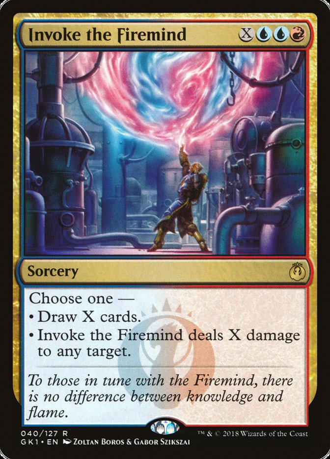 Invoke the Firemind [Guilds of Ravnica Guild Kit] | Anubis Games and Hobby