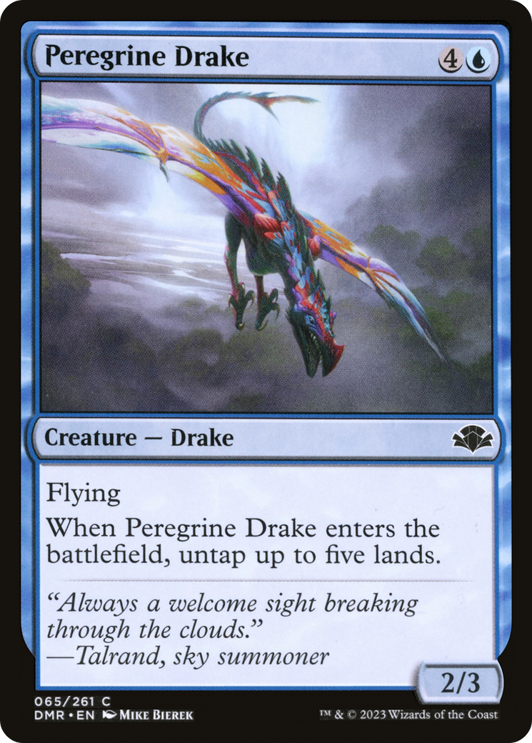 Peregrine Drake [Dominaria Remastered] | Anubis Games and Hobby