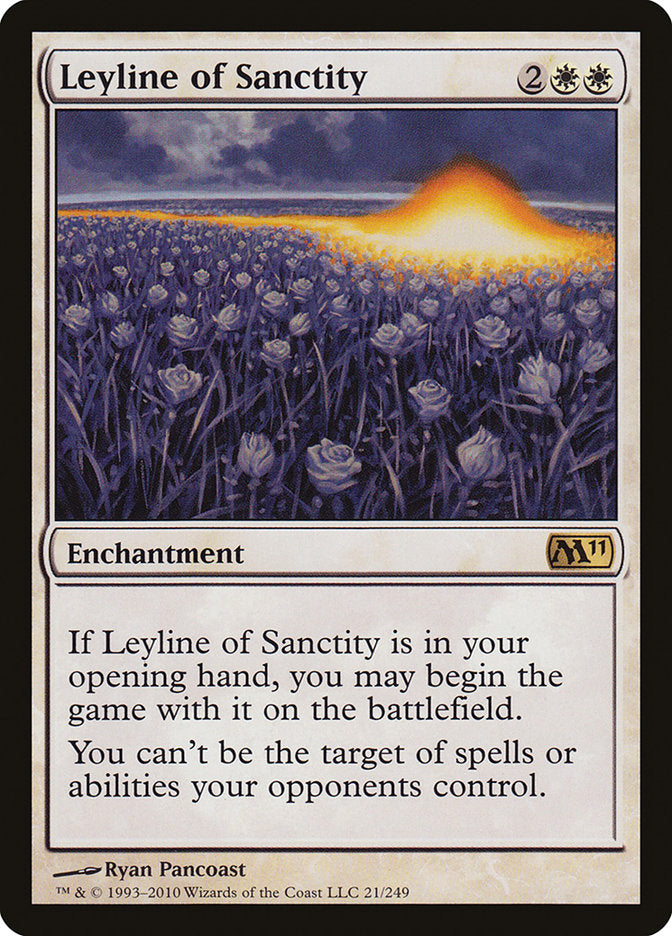 Leyline of Sanctity [Magic 2011] | Anubis Games and Hobby
