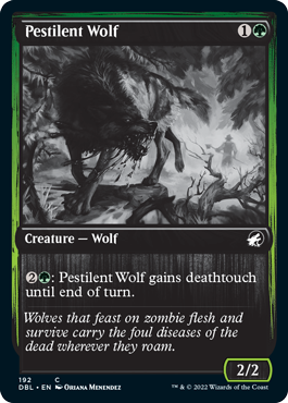 Pestilent Wolf [Innistrad: Double Feature] | Anubis Games and Hobby