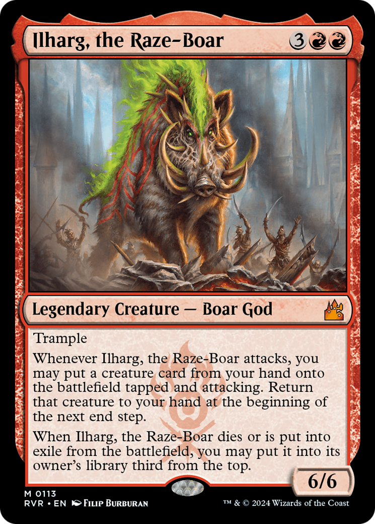 Ilharg, the Raze-Boar [Ravnica Remastered] | Anubis Games and Hobby